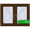 Ustalenie cen Okna skrzydłowe 1050x800 mm REHAU ENERGY-SAVING SYNEGO MD DARK_OAK dwustronny. Cena: 383,32 €
