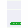 Pricing Tilt-and-Turn 1470x2720 mm REHAU OPTIMUM EURO-DESIGN 70 RAL 9016 Traffic white two-sided. Price: 2 026.84 PLN
