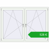 Ustalenie cen Okna skrzydłowe 1755x1265 mm REHAU ENERGY-SAVING SYNEGO MD BLACK_ULTI-MATT zewnętrzny. Cena: 528,49 €
