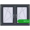 Ustalenie cen Okna skrzydłowe 1020x740 mm REHAU ENERGY-SAVING SYNEGO MD ANTHRACITE_GREY_STRUKTURAL dwustronny. Cena: 1877,39 zł