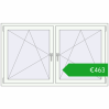 Ustalenie cen Okna skrzydłowe 1620x950 mm REHAU ENERGY-SAVING SYNEGO MD BASALT_GREY zewnętrzny. Cena: 463,14 €