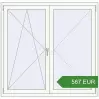 Pricing Tilt-and-Turn 1450x1400 mm KORSA ENERGY-SAVING REHAU SYNEGO MD. Price: 567.39 EUR