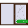 Ustalenie cen Okna skrzydłowe 1450x1200 mm CLASICTHERM 70 MAHAGON_SAPELI dwustronny. Cena: 417,56 €
