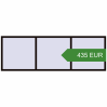 Pricing Tilt-and-Turn 2950x980 mm KORSA OPTIMUM REHAU EURO 70. Price: 435.01 EUR