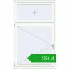 Pricing Tilt-and-Turn 1050x1650 mm REHAU OPTIMUM EURO-DESIGN 70 RAL 9016 Traffic white two-sided. Price: 1356,14 zł