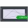 Pricing Tilt-and-Turn 1000x550 mm REHAU OPTIMUM EURO-DESIGN 70 ANTHRACITE_GREY_STRUKTURAL two-sided. Price: 1 057.91 PLN