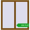 Pricing Tilt-and-Turn 1000x1052 mm REHAU OPTIMUM EURO-DESIGN 70 GOLDEN OAK two-sided. Price: 955.71 PLN
