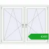 Ustalenie cen Okna rozwierne 1485x1190 mm REHAU ENERGY-SAVING SYNEGO MD GOLDEN OAK zewnętrzny. Cena: 451,03 €