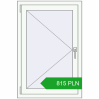 Pricing Tilt-and-Turn 700x1050 mm REHAU OPTIMUM EURO-DESIGN 70 RAL 9016 Traffic white two-sided. Price: 815.47 PLN