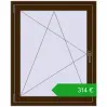 Pricing Tilt-and-Turn 900x1100 mm REHAU OPTIMUM EURO-DESIGN 70 DARK_OAK two-sided. Price: 313,77 €