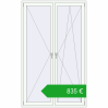 Pricing Okna skrzydłowe 1400x2300 mm REHAU ENERGY-SAVING SYNEGO MD RAL 9016 Traffic white dwustronny. Price: 835,09 €