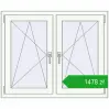 Ustalenie cen Okna skrzydłowe 1095x890 mm REHAU ENERGY-SAVING SYNEGO MD BLACK_BROWN zewnętrzny. Cena: 1478,39 zł