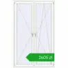 Pricing Tilt-and-Turn 1400x2300 mm REHAU ENERGY-SAVING SYNEGO MD RAL 9016 Traffic white two-sided. Price: 2604,61 zł