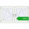 Pricing Tilt-and-Turn 1185x695 mm REHAU ENERGY-SAVING SYNEGO MD DARK_OAK external. Price: 1288,53 zł