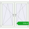 Pricing Tilt-and-Turn 1300x1200 mm REHAU OPTIMUM EURO-DESIGN 70 RAL 9016 Traffic white two-sided. Price: 1318,31 zł