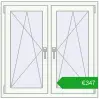 Ustalenie cen Okna rozwierne 1020x1010 mm REHAU ENERGY-SAVING SYNEGO MD GOLDEN OAK zewnętrzny. Cena: 346,96 €