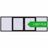 Pricing Tilt-and-Turn 3500x1100 mm REHAU OPTIMUM EURO-DESIGN 70 BLACK_BROWN two-sided. Price: 3 827.42 PLN