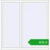 Ustalenie cen Okna skrzydłowe 1450x1500 mm EPSILON OPTIMA RAL 9016 Traffic white dwustronny. Cena: 807,52 zł