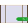 Pricing Tilt-and-Turn 3000x2000 mm REHAU OPTIMUM EURO-DESIGN 70 WALNUT two-sided. Price: 2785,98 zł