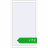Pricing Okna skrzydłowe 800x1450 mm KORSA ALU STANDARD 72. Price: 417,13 €