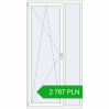 Pricing Tilt-and-Turn 1200x2300 mm REHAU ENERGY-SAVING SYNEGO MD RAL 9016 Traffic white two-sided. Price: 2 787.22 PLN