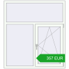Pricing Tilt-and-Turn 1350x1500 mm REHAU OPTIMUM EURO-DESIGN 70 RAL 9016 Traffic white two-sided. Price: 357.37 EUR