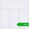 Ustalenie cen Okna skrzydłowe 1800x1800 mm REHAU OPTIMUM EURO-DESIGN 70 RAL 9016 Traffic white dwustronny. Cena: 353,38 €