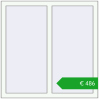 Pricing Tilt-and-Turn 1000x1000 mm ALU STANDARD 72 RAL 9016 Traffic white two-sided. Price: 486,25 €
