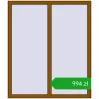 Pricing Tilt-and-Turn 1200x1400 mm REHAU OPTIMUM EURO-DESIGN 70 GOLDEN OAK two-sided. Price: 993,62 zł