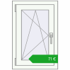 Ustalenie cen Okna skrzydłowe 500x750 mm EPSILON OPTIMA RAL 9016 Traffic white dwustronny. Cena: 70,91 €