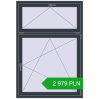 Pricing Tilt-and-Turn 1099x1600 mm REHAU OPTIMUM EURO-DESIGN 70 ANTHRACITE_GREY_STRUKTURAL two-sided. Price: 2 979.26 PLN