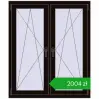 Pricing Tilt-and-Turn 1080x1280 mm REHAU ENERGY-SAVING SYNEGO MD BLACK_BROWN two-sided. Price: 2003,50 zł