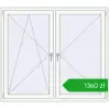 Pricing Tilt-and-Turn 1600x1400 mm REHAU OPTIMUM EURO-DESIGN 70 RAL 9016 Traffic white two-sided. Price: 1359,53 zł
