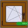Ustalenie cen Okna skrzydłowe 500x500 mm REHAU OPTIMUM EURO-DESIGN 70 GOLDEN OAK dwustronny. Cena: 527,95 zł