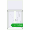 Ustalenie cen Okna skrzydłowe 1000x1800 mm REHAU OPTIMUM EURO-DESIGN 70 RAL 9016 Traffic white dwustronny. Cena: 1 274.59 PLN