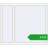 Ustalenie cen Okna skrzydłowe 1300x1120 mm EPSILON OPTIMA RAL 9016 Traffic white dwustronny. Cena: 107,51 €