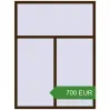Pricing Tilt-and-Turn 1500x2000 mm KORSA OPTIMUM REHAU EURO 70. Price: 700.32 EUR