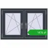 Ustalenie cen Okna skrzydłowe 1005x665 mm REHAU ENERGY-SAVING SYNEGO MD ANTHRACITE_GREY_STRUKTURAL dwustronny. Cena: 1476,21 zł