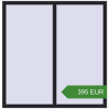 Ustalenie cen Okna skrzydłowe 1420x1450 mm KORSA BRILLANT DESIGN BLACK_ULTI-MATT dwustronny. Cena: 394.56 EUR