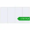 Pricing Tilt-and-Turn 4200x2300 mm REHAU OPTIMUM EURO-DESIGN 70 RAL 9016 Traffic white two-sided. Price: 4 790.66 PLN