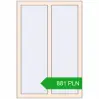 Pricing Tilt-and-Turn 800x1190 mm REHAU OPTIMUM EURO-DESIGN 70 CREAME_WHITE_50L-2 two-sided. Price: 881.09 PLN