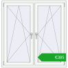 Ustalenie cen Okna skrzydłowe 1290x1340 mm REHAU ENERGY-SAVING SYNEGO MD RAL 9016 Traffic white dwustronny. Cena: 385,26 €