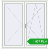 Pricing Tilt-and-Turn 1400x1450 mm REHAU OPTIMUM EURO-DESIGN 70 RAL 9016 Traffic white two-sided. Price: 1 937.04 PLN