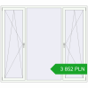 Pricing Tilt-and-Turn 2229x1960 mm REHAU OPTIMUM EURO-DESIGN 70 RAL 9016 Traffic white two-sided. Price: 3 852 PLN