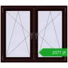 Pricing Tilt-and-Turn 1275x1085 mm REHAU ENERGY-SAVING SYNEGO MD CHOCOLATE_BROWN two-sided. Price: 2076,56 zł