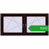 Ustalenie cen Okna skrzydłowe 1620x740 mm REHAU ENERGY-SAVING SYNEGO MD CHOCOLATE_BROWN dwustronny. Cena: 410,29 €