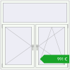 Ustalenie cen Okna skrzydłowe 1500x1500 mm KORSA ENERGY-SAVING REHAU SYNEGO MD. Cena: 990,85 €