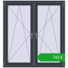 Ustalenie cen Okna skrzydłowe 1300x1400 mm KORSA OPTIMUM REHAU EURO 70. Cena: 743,33 €