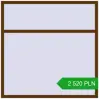 Pricing Tilt-and-Turn 1600x1600 mm REHAU OPTIMUM EURO-DESIGN 70 WALNUT two-sided. Price: 2 520.12 PLN
