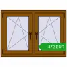 Ustalenie cen Okna skrzydłowe 1065x755 mm REHAU ENERGY-SAVING SYNEGO MD GOLDEN OAK dwustronny. Cena: 371.68 EUR